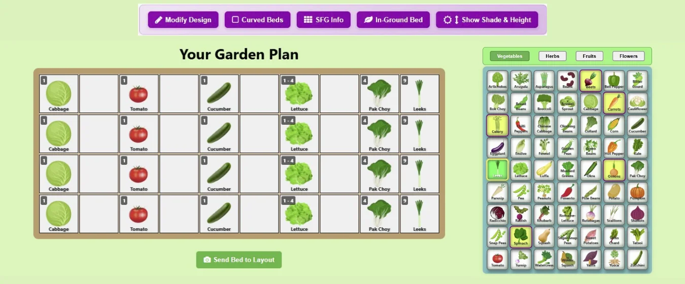 Garden Planning Demo